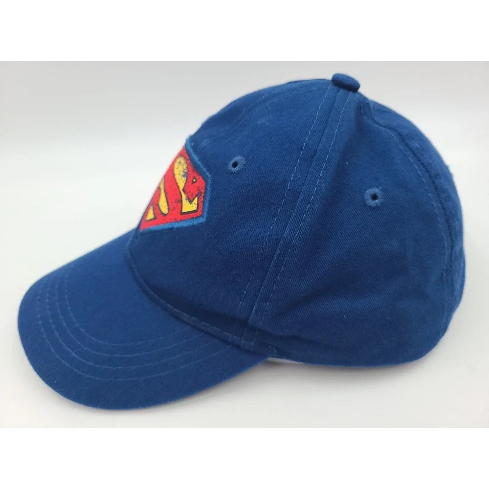 Youth Superman DC Comics Adjustable Hat Cap Baseball Child Kids Boys Girls Blue‎